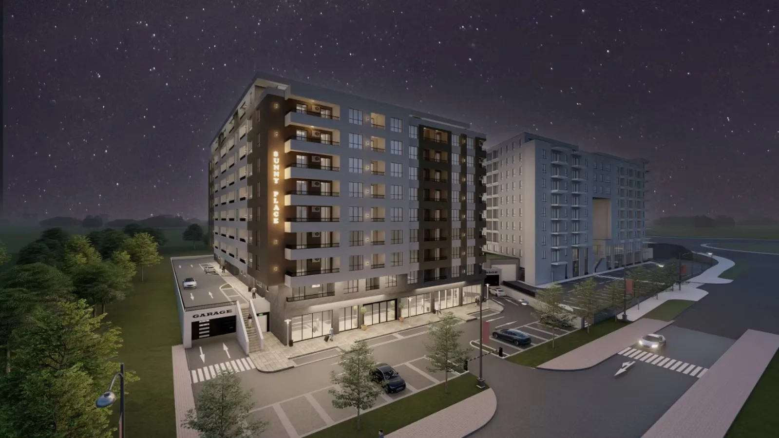 Stambeno-poslovni — Sunny Place Residence, Kragujevac · Ulica Prijateljstva 20, Novi Bubanj